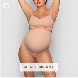 skims maternity high waist sculpting brief